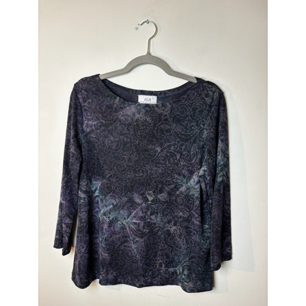 Vintage AGB Byer California Large Top Cosmic 90s Dark Fairy Grunge Dainty Gothic